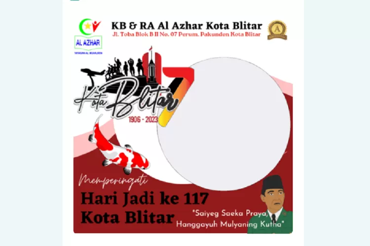 Twibbon HUT atau Hari Jadi Kota Blitar ke 117 tahun 2023 instagramcom ra alazhar 4108802047