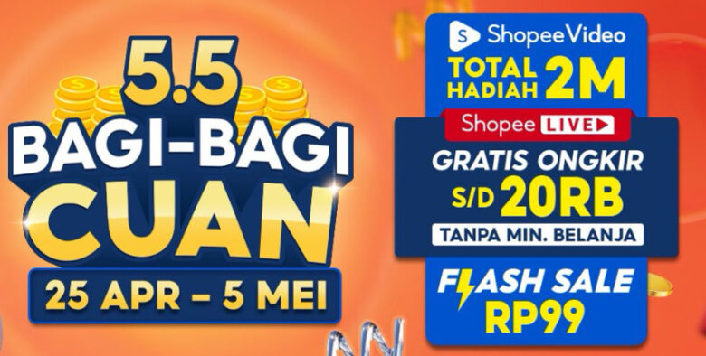 Berikut kode voucher Shopee hari ini