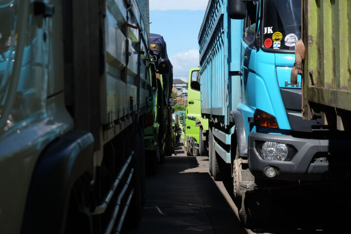 Doni Cilegon Truk Macet di Ciwandan Mulai Terurai 1