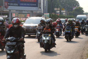 Doni Serang Jalan Raya Serang Cilegon Masih Padat Pemudik Arus Balik 1