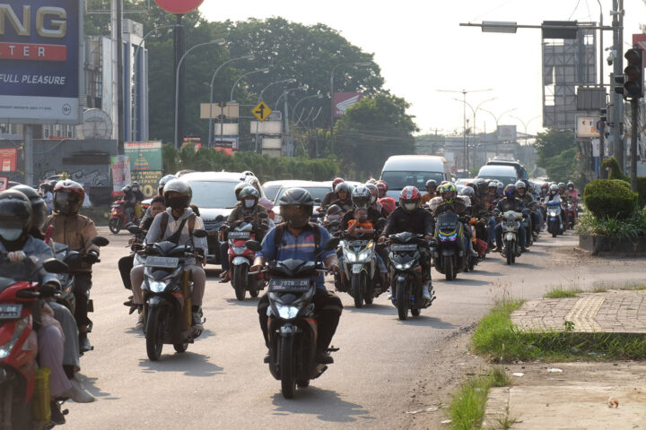 Doni Serang Jalan Raya Serang Cilegon Masih Padat Pemudik Arus Balik 5