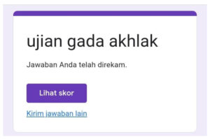 Link Ujian Akhlak Ramadhan Doc Google Form