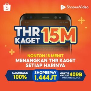 Ada cashback dan diskon dalam kode voucher Shopee hari ini