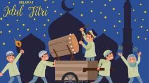 Gemah takbir lebaran Idul Fitri