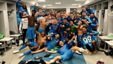 Napoli mengalahkan Juventus dengan skor tipis 0-1 dalam lanjutan Liga Seri A Italia pekan ke-31 musim 2022-2023 di Stadion Allianz, Senin 24 April 2023.