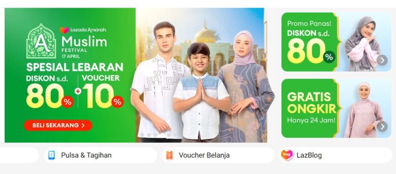 Kode Vocuher Lazada hari ini