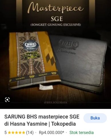 Sarung BHS Masterpiece Google