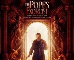 Film The Popes Exorcist di bioskop Jakarta.