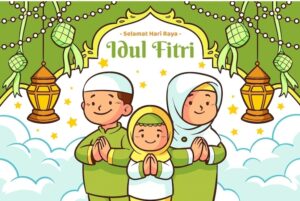 Deretan tradisi lebaran Idul Fitri di berbagai negara.