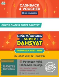 Ilustrasi kode voucher Shopee hari ini, Senin, 24 April 2023