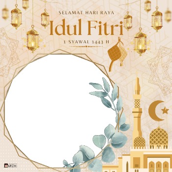 Twibbon Hari Raya Idul Fitri (Twibbonize/editannya.Arumi)