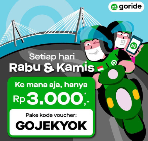 Berikut ini kode promo Gojek hari ini Senin 17 April 2023