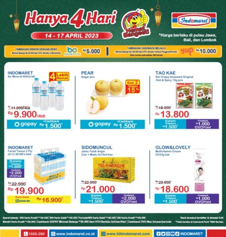 Berikut tampilan katalog promo JSM Indomaret terbaru 14-17 April 2023 (Instagram @indomaret)