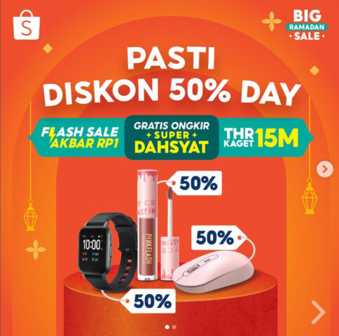 inilah kode voucher promo shopee diskon hingga 50 persen