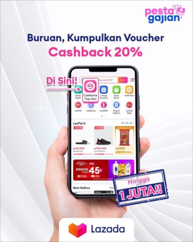 Berikut kumpulan kode voucher Lazada terbaru