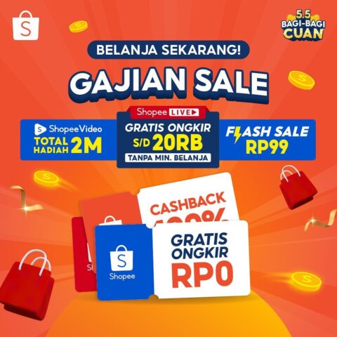 Kumpulan kode voucher Shopee hari ini