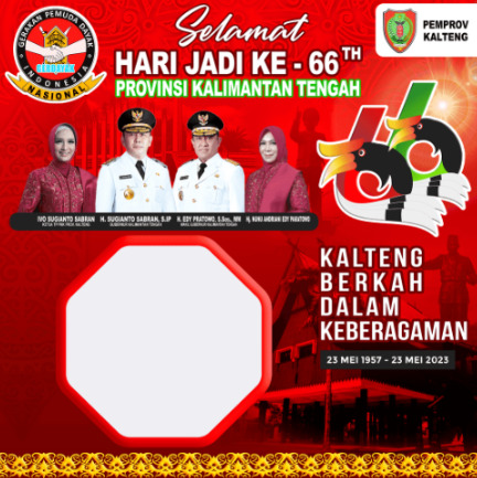 Hari Jadi Provinsi Kalimantan Tengah ke 66 tahun 2023.