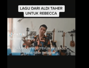 Aldi Taher ciptakan lagu untuk Video syur yang beredar