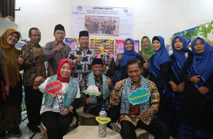 66 guru Dinas Pendidikan dan Kebudayaan Kota Serang mengikuti program pendidikan guru penggerak angkatan 6 pada kegiatan lokakarya 7 panen hasil belajar.