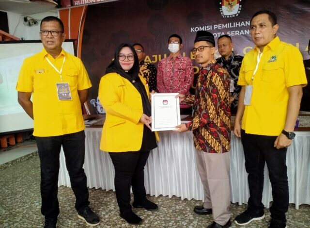Ketua DPD Partai Golkar Kota Serang dan Ketua DPC Partai Gerindra Kota Serang dipastikan mencalonkan diri sebagai Walikota Serang pada Pilwakot Serang 2024.
