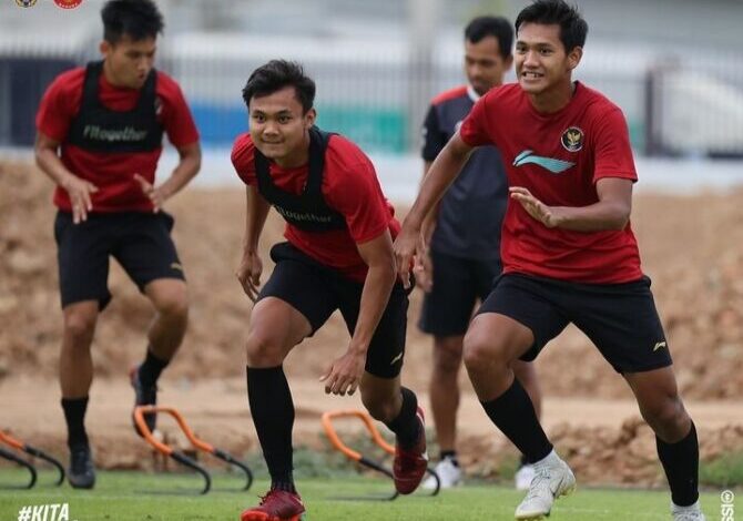 Timnas Indonesia U-22 versus Timnas Vietnam U-22 dalam laga semifinal SEA Games 2023 di National Olympic Stadium, Kamboja, Sabtu 13 Mei 2023 sore pukul 16.00.