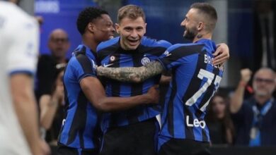 Inter Milan sukses menumbangkan Atalanta dengan skor 3-2 pada pekan ke-37 Liga Italia Seri A musim 2022-2023, di Stadion Giuseppe Meazza, Minggu 28 Mei 2023.