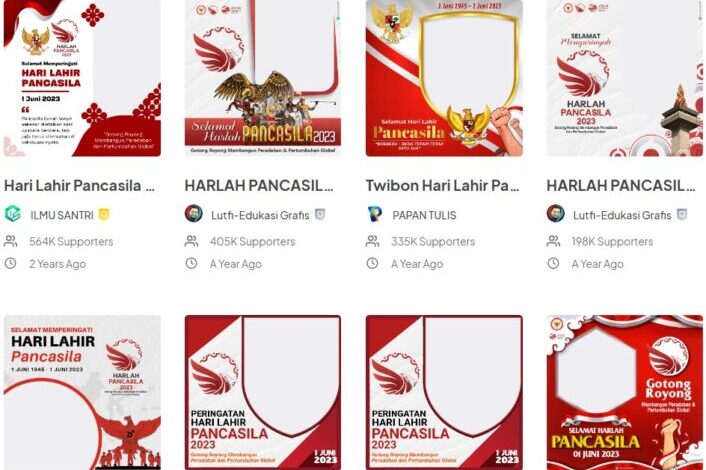 link twibbon Hari Lahir Pancasila 2023