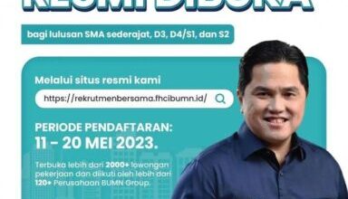 Rekrutmen Bersama BUMN 2023 Resmi Dibuka