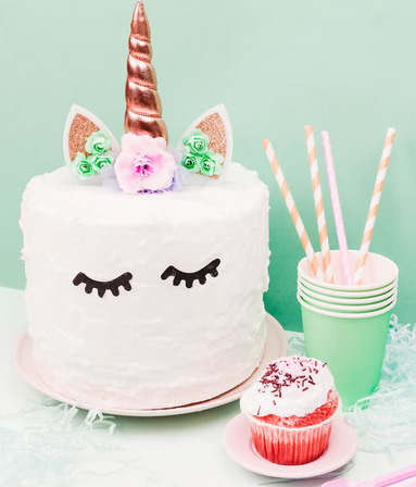 Ide kue ultah anak perempuan unicorn