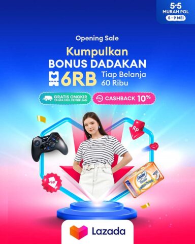 Kumpulan voucher Lazada hari ini 3 Mei 2023