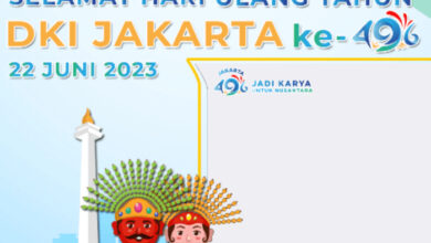10 Link Twibbon HUT Jakarta Ke 469 Tahun Terbaik, Desain Kekinian, Unik, Menarik Hingga Aesthetic