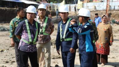 Baru Start Sebulan, Progres Pembangunan Landscape Masjid Agung Ats Tsauroh Diklaim Lampaui Target