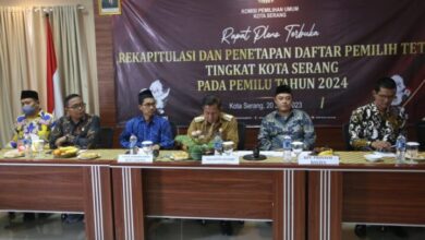 KPU Kota Serang tetapkan DPT Pemilu 2024 sebanyak 502.278 pemilih