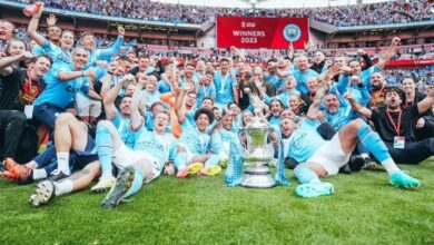 Manchester City sukses meraih gelar juara Piala FA musim 2022-2023. Di laga final, Manchester City mengalahkan saudara tuanya Manchester United dengan skor 2-1.