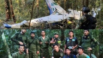 empat anak korban pesawat jatuh ditemukan selamat