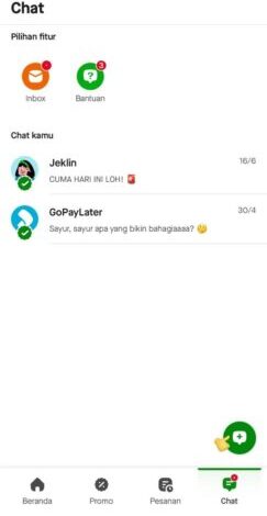 Warganet langsung mencoba fitur chat Gojek setelah mendengar rumor perselingkuhan Syahnaz Rendy. (Gojek)