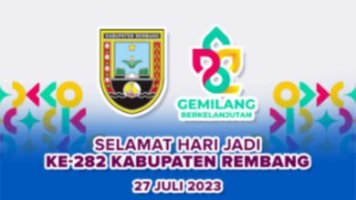 Hari Jadi Kabupaten Rembang ke 282 tahun 2023.