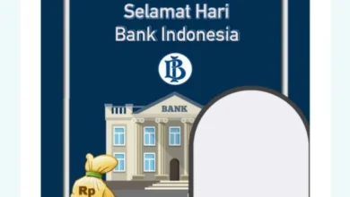 15 Link Twibbon poster Hari Bank Indonesia 2023 Rabu 5 Juli 2023 desain keren dan unik