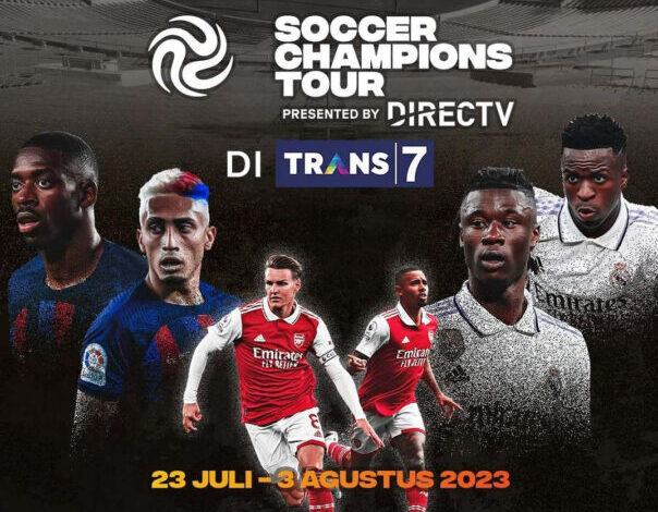 Jadwal pertandingan Soccer Champions Tour 2023
