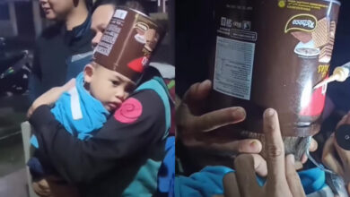 Kepala bocah asal Tasikmalaya tersangkut kaleng biskuit