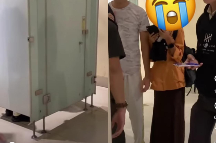 Sepasang remaja kepergok mesum di toilet Mall