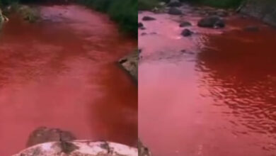 air sungai di pamekasan merah