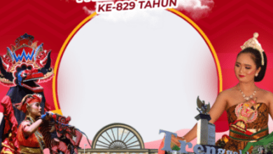Twibbon Hari Jadi Kabupaten Trenggalek ke-829 tahun 2023.