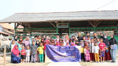 Andalan Supplier Gelar Serah Terima Donasi di Kampung Tipar