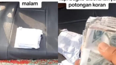 Viral tukang becak kena prank isi amplop berisi koran. (Instagram/@lambe_turah)