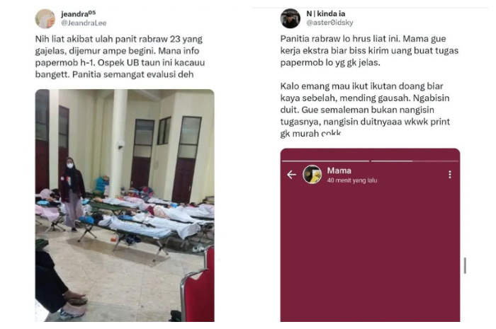 Kronologi mahasiswa baru UB tumbang dan tergeletak saat acara Papermob Ospek
