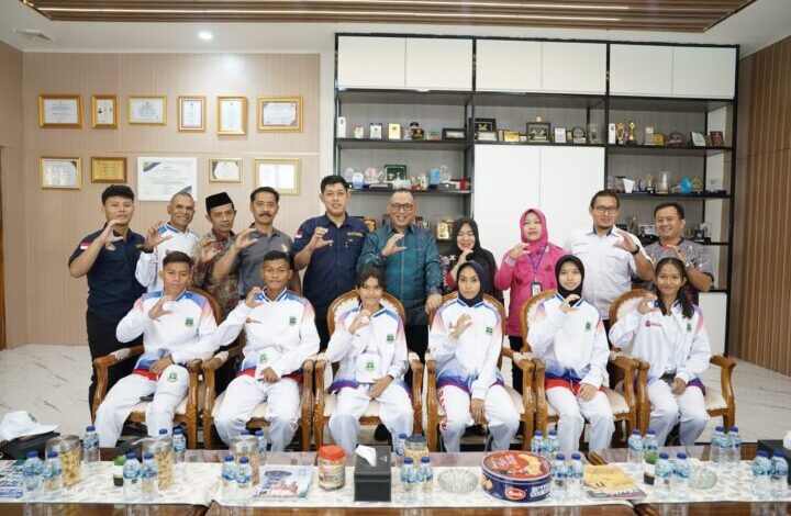 Atlet pelajar Kota Cilegon menjadi wakil dalam Popnas XVI Palembang. (Uri/BantenRaya.Co.Id)