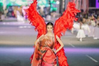 Yuki Kato di Jember Fashion Carnaval. (Instagram stories/@khoirul__)