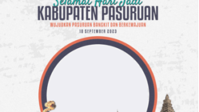 Ucapan selamat Hari Jadi Kabupaten Pasuruan ke 1094