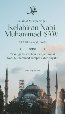 Link download poster Maulid Nabi 2023. (Canva)